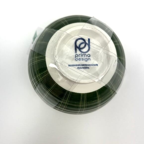 Set of Three Mini Bowls - Green Christmas Patterns - NWT - Picture 4 of 5